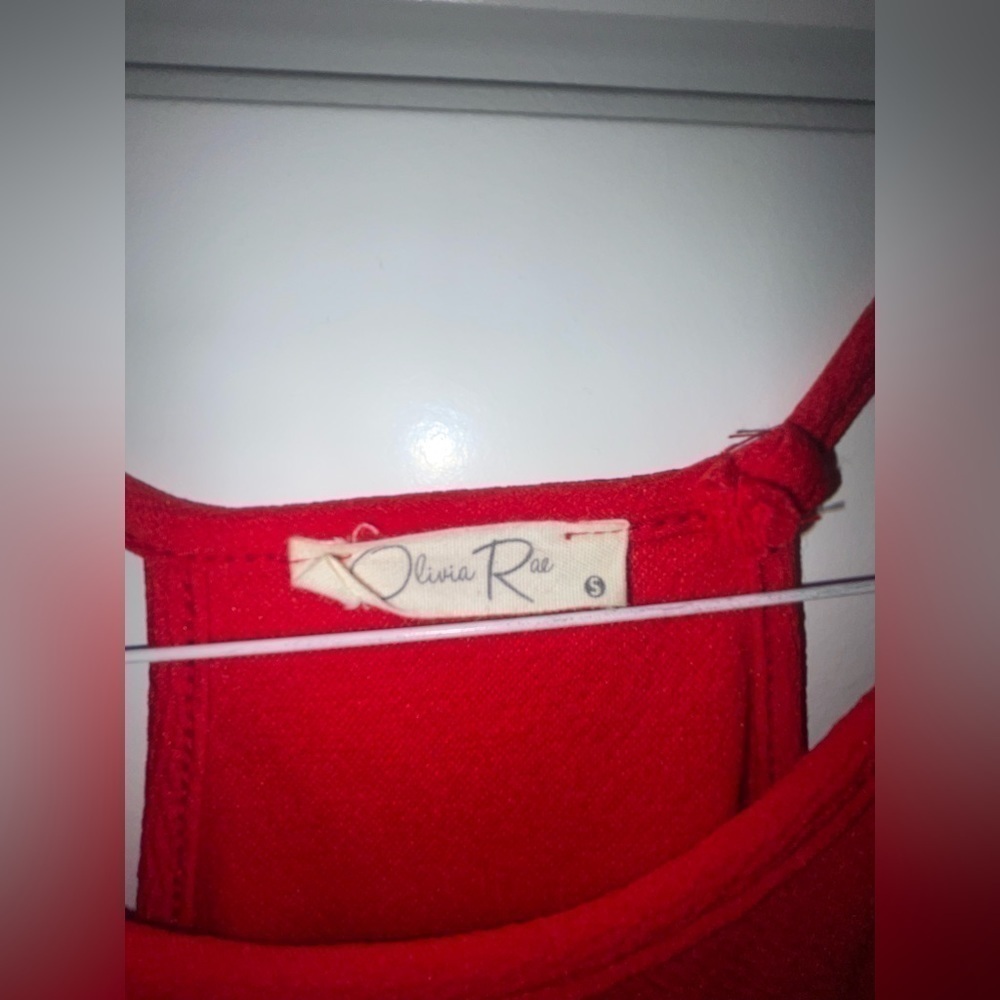 OLIVIA Rae Red Dress Small - Picture 5 of 5